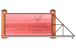 Откатные ворота 5500×2300 ЗМК-8003