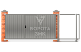 Ворота откатные 8 м 8000×3000 ЗМК-8102