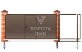 Ворота откатные 8 метров 8000×2900 ЗМК-8139